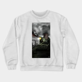 Dysart Historic House and St Serf's Tower: Fife, Scotland [Digital Architecture Art Print] Crewneck Sweatshirt